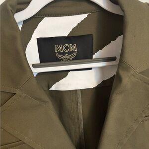 MCM Military Olive Jacket with Belt